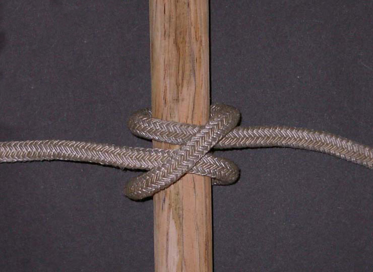 Clove Hitch knot diagram