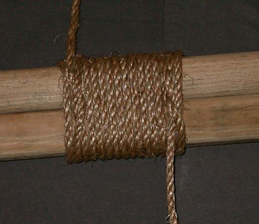 Round lashing diagram